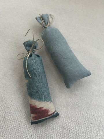 Ikat Print Lavender Bag