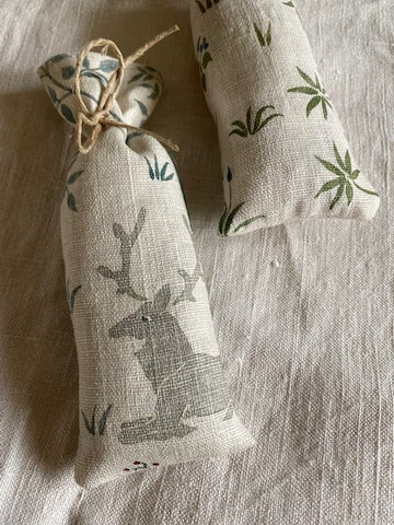 Printed Cotton Lavender Bag