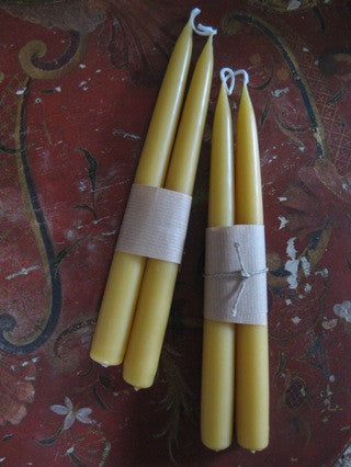 Beeswax candles