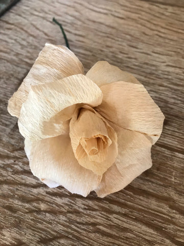 Crepe Paper Rose