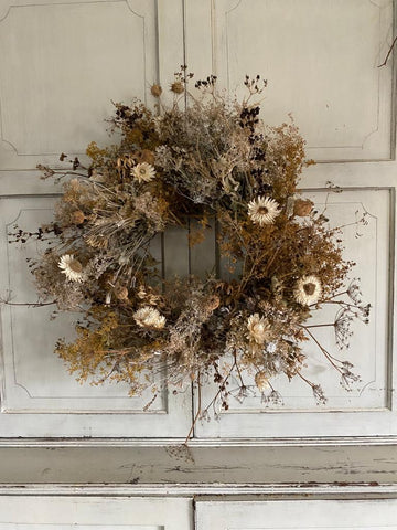 Large Dried Flower Wreath