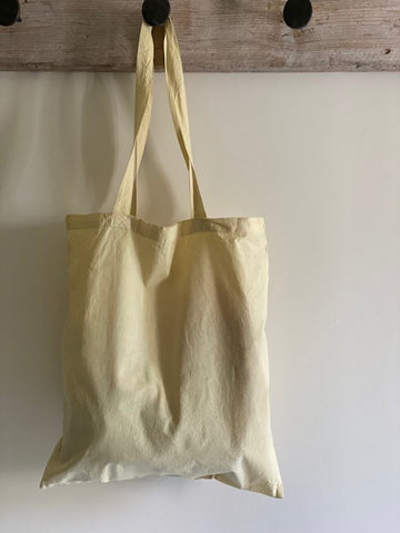 Lemon Yellow Tote Bag