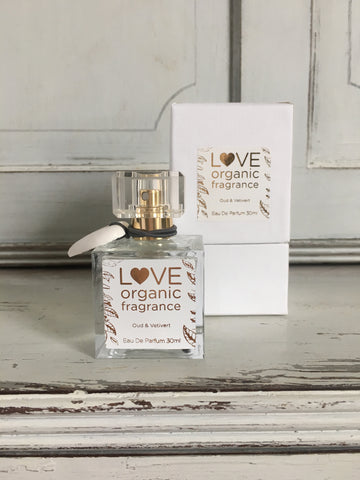 Oud and Vetiver Perfume by Love Organic
