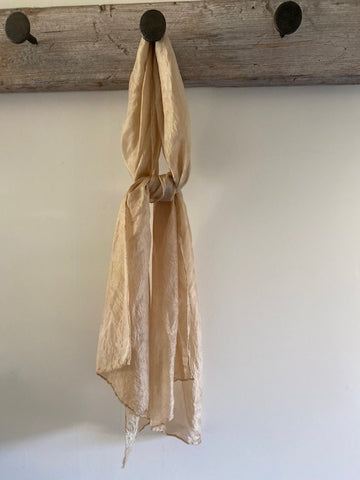 Pale Sand Silk Scarf