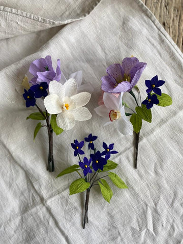 Spring Flower Paper Posy