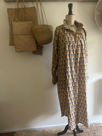 Blockprinted Cotton Dress