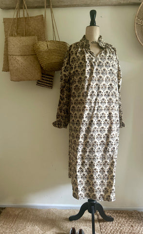 Blockprinted Cotton Dress
