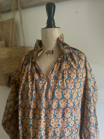 Blockprinted Cotton Dress