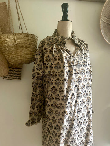 Blockprinted Cotton Dress