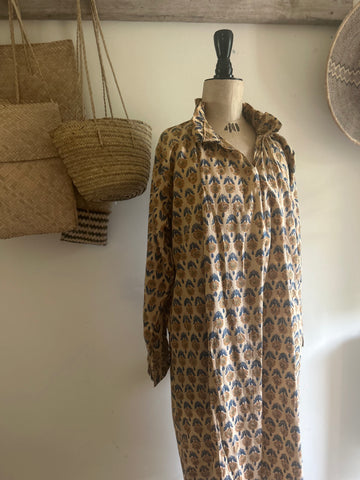 Blockprinted Cotton Dress