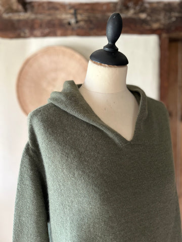 Hooded Cashmere Jumper