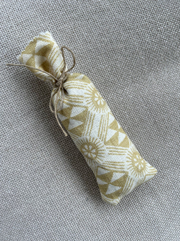 Yellow Print Lavender Bag