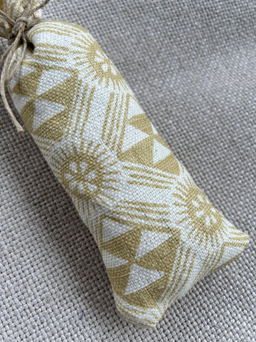 Yellow Print Lavender Bag