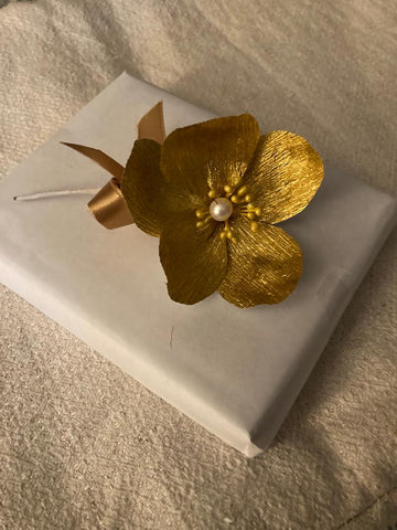 Golden Paper Flower