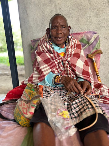 Orange Beaded Bracelet