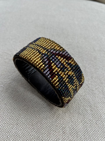 Beaded 'Chevron' Cuff