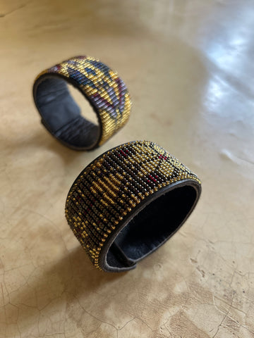 Beaded 'Chevron' Cuff