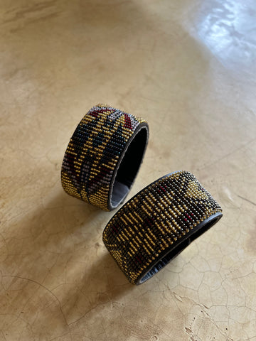 Beaded 'Chevron' Cuff