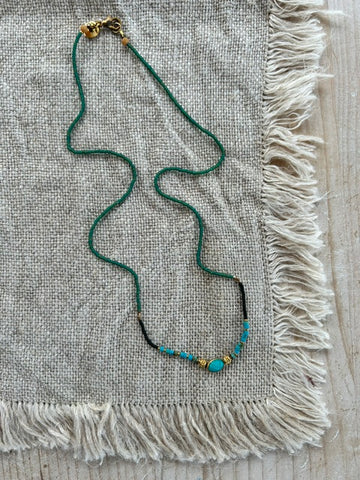Turquoise Beaded Necklace