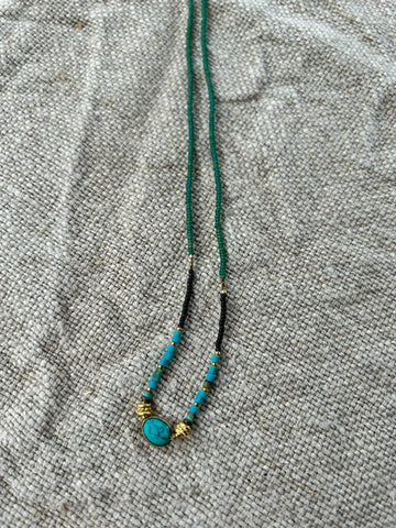 Turquoise Beaded Necklace