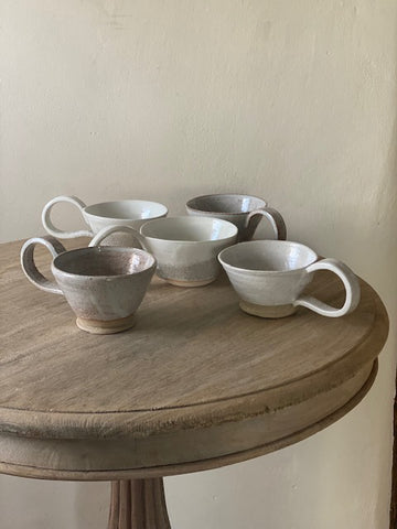Pale Grey Speckle Glazed Cup