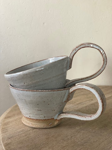 Pale Grey Speckle Glazed Cup