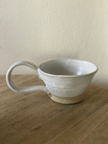 Milky White Glazed Cup