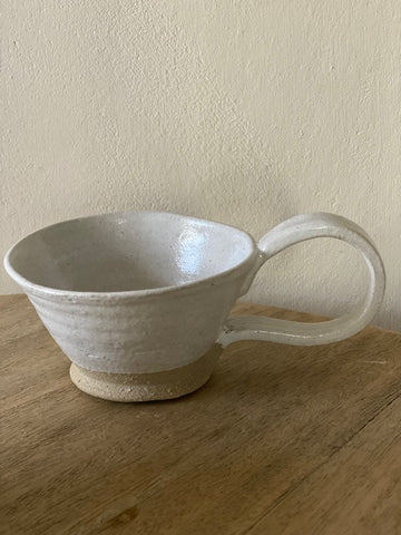 Milky White Glazed Cup