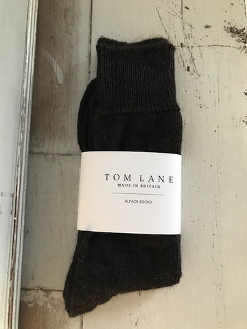 Charcoal Alpaca Socks