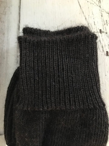 Charcoal Alpaca Socks