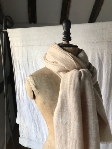 Pale Honey Cashmere Shawl