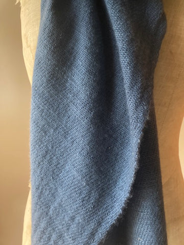 Deep Blue Cashmere Shawl