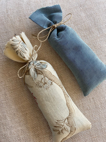 Printed Linen Lavender Bag