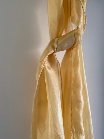 Golden Yellow Silk Scarf