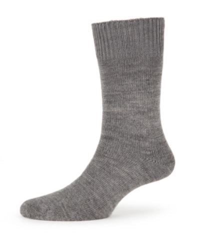 Grey Alpaca Socks