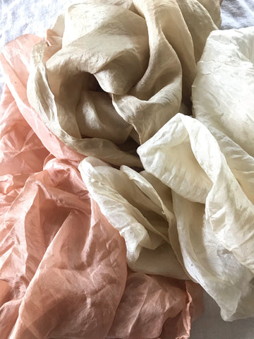 Sandy Rose Pink Silk Scarf