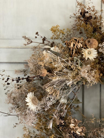 Large Dried Flower Wreath