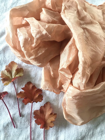 Sandy Rose Pink Silk Scarf