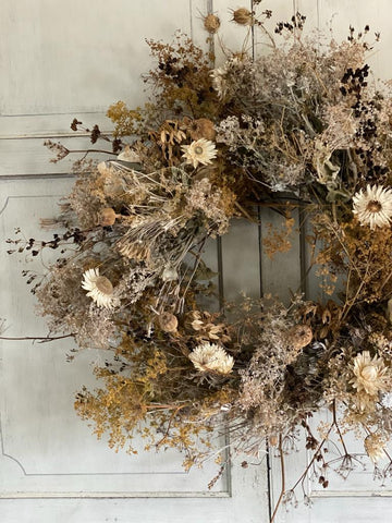 Large Dried Flower Wreath