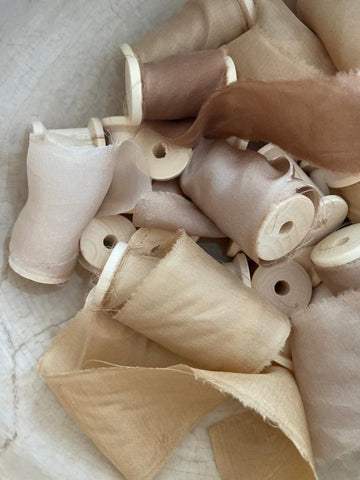 Palest Pink Silk Ribbon