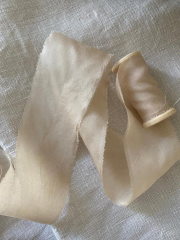 Palest Pink Silk Ribbon