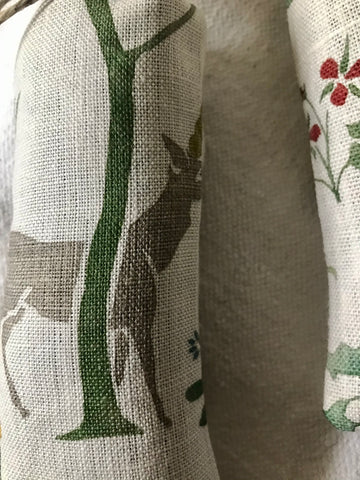 Printed Cotton Lavender Bag