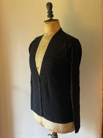 Black Cashmere Cardigan