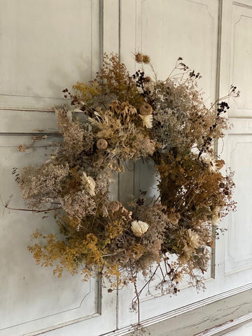 Large Dried Flower Wreath