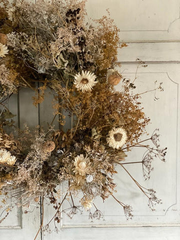 Large Dried Flower Wreath