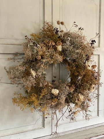 Large Dried Flower Wreath