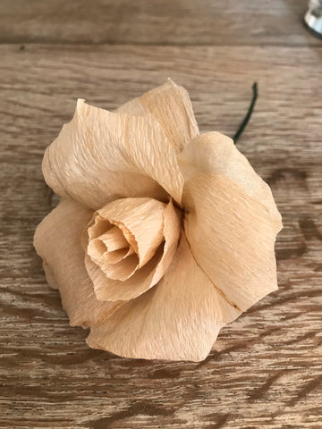 Crepe Paper Rose