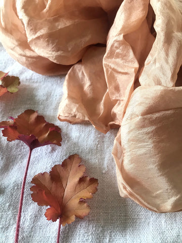 Sandy Rose Pink Silk Scarf