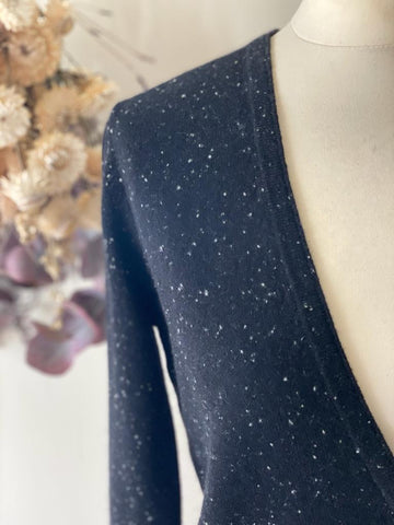 Black Cashmere Cardigan