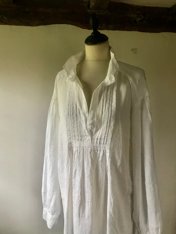 Linen 'Tolstoy' Artists Tunic